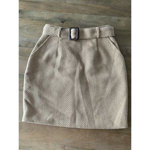 Kiel James Patrick The Darling Skirt Beige Women Size 0 - NWT